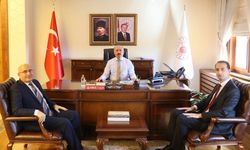 Kaymakam Adayı Yurdakul Vali Ali Çalgan’ı ziyaret etti