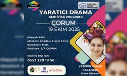 Çorum’da yaratıcı drama sertifika programı başlıyor