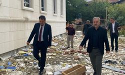 Müftü, Hıdırlık Kur’an  Kursu inşaatını inceledi