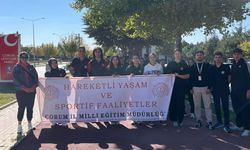 Sağlık için yürüdüler