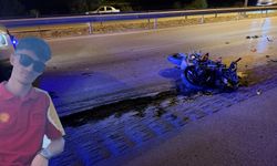 Genç motosiklet sürücüsü kazada can verdi