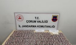 Çorum’da 3 bin 895 adet uyuşturucu hap ele geçirildi