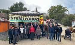 Köylerinde taş ocağı istemiyorlar