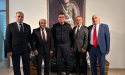 Dünya Çorumlular Konfederasyonu’ndan Jandarma Albay Kubilay Ayvaz’a ziyaret