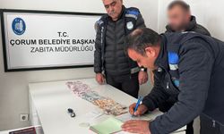 Dilenci, 9 bin 800  lira ile yakalandı