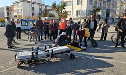 Çorum'da bisiklet kazası 2 öğrenci yaralandı