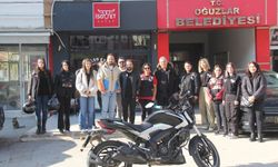 Kadın motorcular Oğuzlar’da