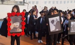 Bahçelievler İlkokulu’nda Atatürk için anma töreni