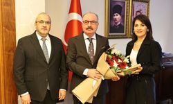 Milli Eğitim heyetinden  Vali Çalgan’a ziyaret