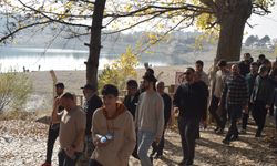 Çorum Barajı’nda  doğa yürüyüşü