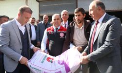 Çiftçiye ücretsiz 37 ton arpa tohumu dağıtıldı