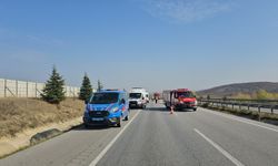 İskilip yolunda kaza :1 ölü, 4 yaralı