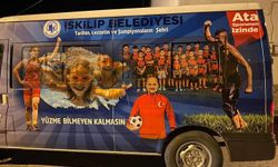 İskilip Belediyesi’nden sporcular için özel araç