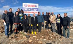 Altınbaş’ta Erkin Üzbey  hatıra ormanı oluşturuldu