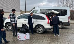 Kızılay, Alaca'da öğrenci ve  ailelere yardım ulaştırdı