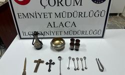 Çorum'da tarihi eser kaçakçılığı operasyonu: 2 haç ele geçirildi, 1 şüpheli gözaltında