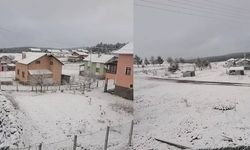 O ilçemiz beyaza büründü