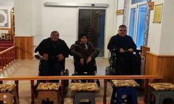 Abdibey Camii’nde  engelsiz ibadet alanı