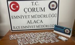 266 adet uyuşturucu sentetik hapı ele geçti