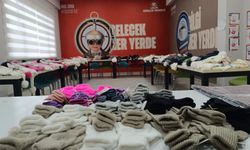 Laçin Gençlik Merkezi'nden  Doğu Türkistanlı yetim  çocuklara kışlık yardımı