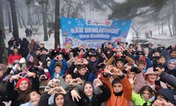 Çorum'da kar festivali vatandaşların akınına uğradı