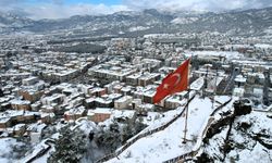 Osmancık’ta kar  yağışı etkili oldu