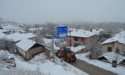 İlçelerde kar yağışı etkili oldu