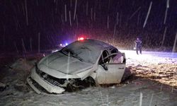 Kar yağışı kazayı beraberinde getirdi: 7 yaralı