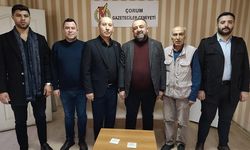 Saadet Partisi'nden Gazeteciler  Cemiyeti'ne kutlama ziyareti