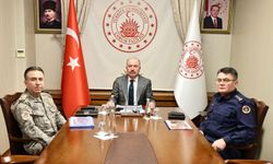 Vali Çalgan, Bakan  Yerlikaya ile görüştü