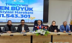 Üye sayısı 11 buçuk milyona ulaştı: “AK Parti milletin partisidir”