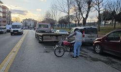 Çorum’da motosikletin yayaya çarptığı kazada 2 kişi yaralandı