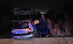 Kontrolden çıktı karşı şeride geçti: 1 yaralı