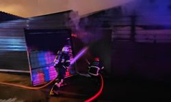 Çorum’da halı yıkama fabrikasında yangın çıktı