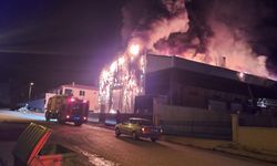 Lavaş fabrikasında korkutan yangın
