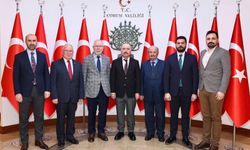 Vali Çalgan, Çorum Türk  Ocakları yönetimini ağırladı