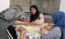 Çorum'da ev hanımları ramazana imece usulü hazırlanıyor