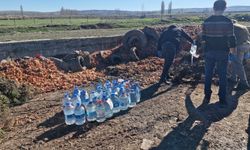 180 litre kaçak alkol imha edildi