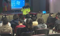 Çorum'da öğrencilere trafik eğitimi verildi