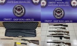 Asayiş operasyonlarında  çok sayıda silah ele geçirildi