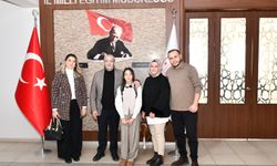 Genç yazardan Çağlar’a ziyaret