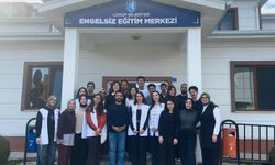 Genç doktor adaylarından Engelsiz  Eğitim Merkezi’ne anlamlı ziyaret