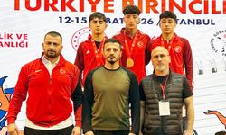 Liseli pehlivanlardan 4 madalya birden