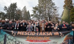 Çorum'da “Mescid-i Aksa'ya  özgürlük” eylemi düzenlendi