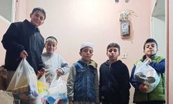 Öğrencilerden ihtiyaç  sahiplerine gıda kolisi