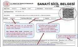 Sanayicilere “yıllık  işletme cetveli” uyarısı