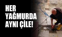 Tıkanan gider esnafı isyan ettirdi