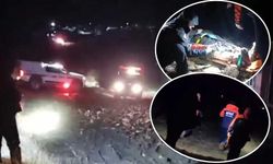 Ekipler çamura saplanan aile için seferber oldu! 8 saat süren kurtarma operasyonu