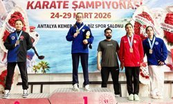 Karateciler Antalya’dan on bir madalya ile döndü