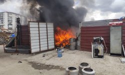 Hurdalıkta çıkan  yangın söndürüldü